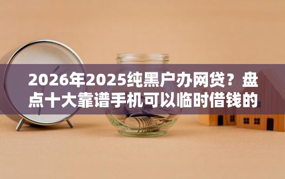 2026年2025纯黑户办网贷？盘点十大靠谱手机可以临时借钱的平台