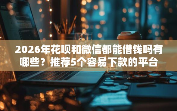 2026年花呗和微信都能借钱吗有哪些？推荐5个容易下款的平台