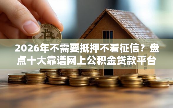 2026年不需要抵押不看征信？盘点十大靠谱网上公积金贷款平台