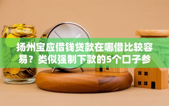 扬州宝应借钱贷款在哪借比较容易？类似强制下款的5个口子参考