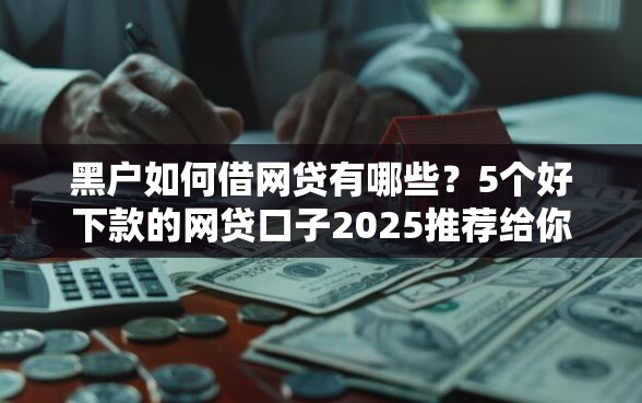 黑户如何借网贷有哪些？5个好下款的网贷口子2025推荐给你