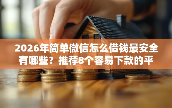 2026年简单微信怎么借钱最安全有哪些？推荐8个容易下款的平台