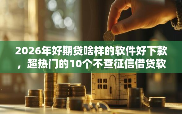 2026年好期贷啥样的软件好下款，超热门的10个不查征信借贷软件推荐