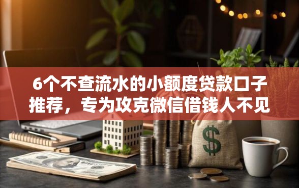 6个不查流水的小额度贷款口子推荐，专为攻克微信借钱人不见难题