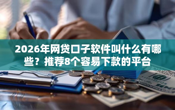 2026年网贷口子软件叫什么有哪些？推荐8个容易下款的平台