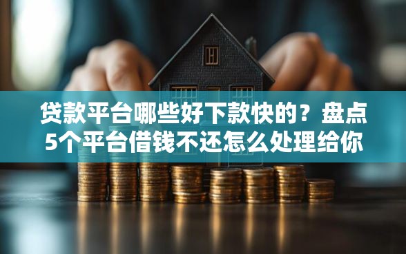 贷款平台哪些好下款快的？盘点5个平台借钱不还怎么处理给你参考