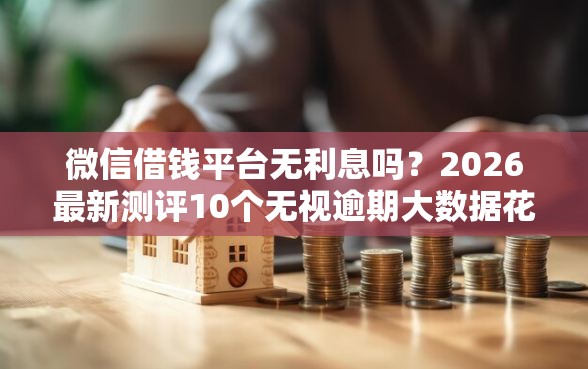 微信借钱平台无利息吗？2026最新测评10个无视逾期大数据花户黑户软件