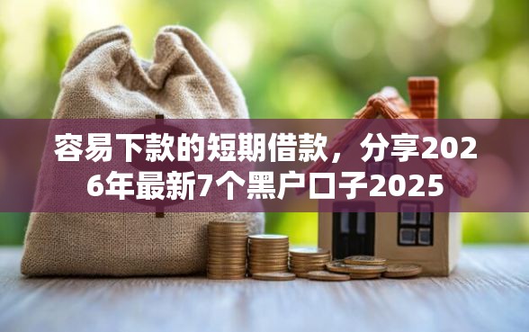 容易下款的短期借款，分享2026年最新7个黑户口子2025