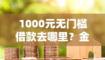 1000元无门槛借款去哪里？金融借款机构哪家好下款看这7个平台