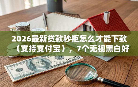 2026最新贷款秒拒怎么才能下款（支持支付宝），7个无视黑白好下款的软件无私分享