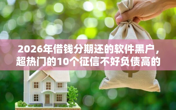2026年借钱分期还的软件黑户，超热门的10个征信不好负债高的口子推荐