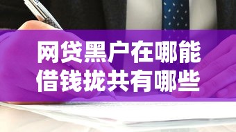 网贷黑户在哪能借钱拢共有哪些选择?5个借钱容易的平台详解 网贷黑户在哪能借钱拢共有哪些选择?5个借钱容易的平台详解