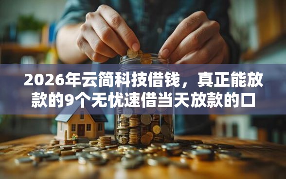 2026年云简科技借钱,真正能放款的9个无忧速借当天放款的口子推荐 2026年云简科技借钱,真正能放款的9个无忧速借当天放款的口子推荐