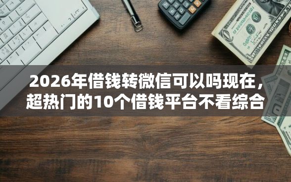 2026年借钱转微信可以吗现在,超热门的10个借钱平台不看综合评估的软件推荐 2026年借钱转微信可以吗现在,超热门的10个借钱平台不看综合评估的软件推荐
