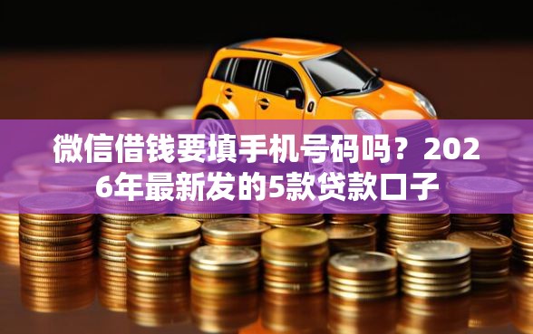 微信借钱要填手机号码吗？2026年最新发的5款贷款口子