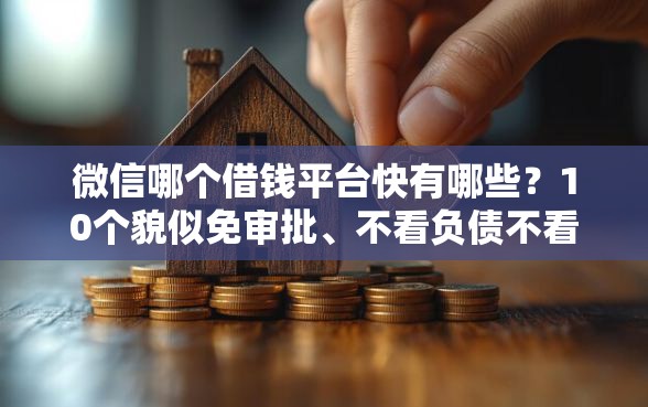 微信哪个借钱平台快有哪些?10个貌似免审批、不看负债不看征信可以下款的平台合集 微信哪个借钱平台快有哪些?10个貌似免审批、不看负债不看征信可以下款的平台合集