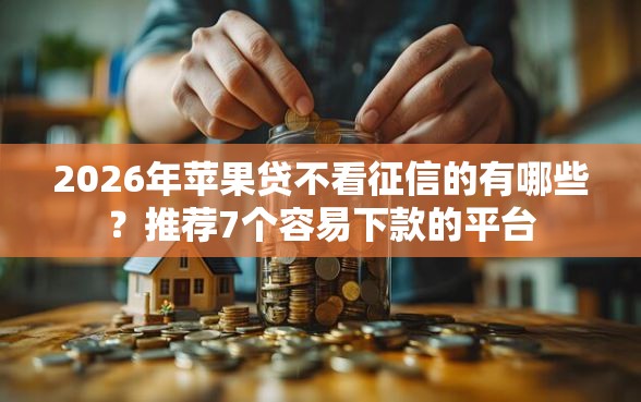 2026年苹果贷不看征信的有哪些？推荐7个容易下款的平台