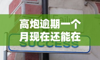 高炮逾期一个月现在还能在借吗？分享6个8千元无门槛私借平台