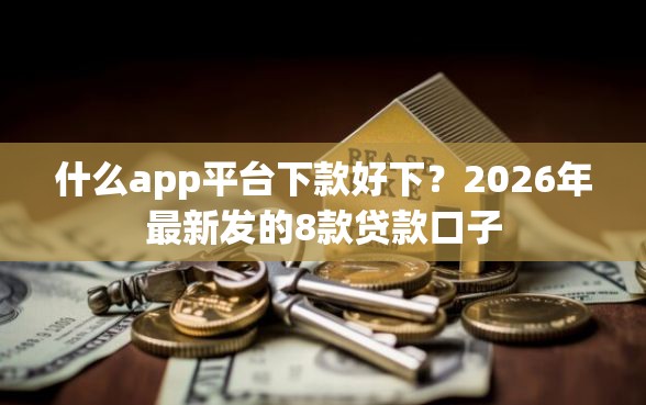 什么app平台下款好下?2026年最新发的8款贷款口子 什么app平台下款好下?2026年最新发的8款贷款口子