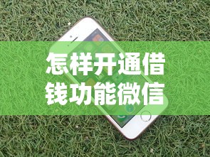 怎样开通借钱功能微信？分享7个20000元无门槛私借平台