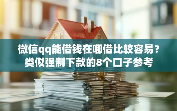 微信qq能借钱在哪借比较容易?类似强制下款的8个口子参考 微信qq能借钱在哪借比较容易?类似强制下款的8个口子参考