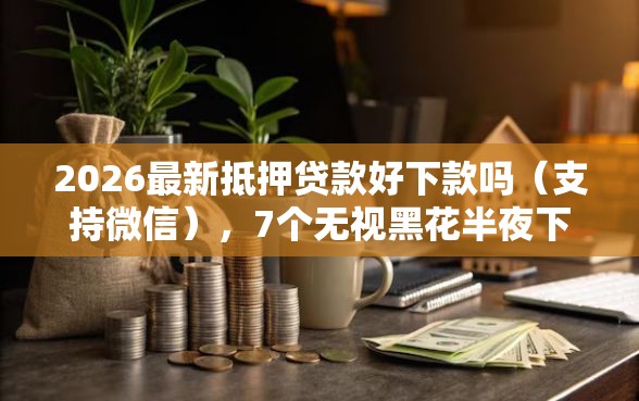 2026最新抵押贷款好下款吗(支持微信),7个无视黑花半夜下款的网贷平台无私分享 2026最新抵押贷款好下款吗(支持微信),7个无视黑花半夜下款的网贷平台无私分享