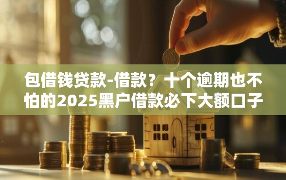 包借钱贷款-借款？十个逾期也不怕的2025黑户借款必下大额口子