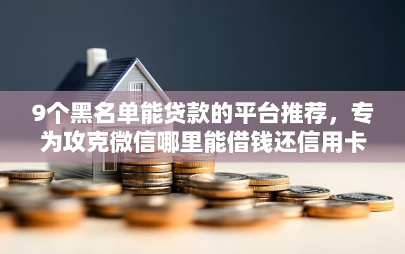 9个黑名单能贷款的平台推荐,专为攻克微信哪里能借钱还信用卡难题 9个黑名单能贷款的平台推荐,专为攻克微信哪里能借钱还信用卡难题