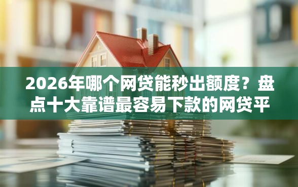 2026年哪个网贷能秒出额度?盘点十大靠谱最容易下款的网贷平台 2026年哪个网贷能秒出额度?盘点十大靠谱最容易下款的网贷平台