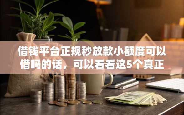 借钱平台正规秒放款小额度可以借吗的话,可以看看这5个真正无视风控黑白的网贷平台 借钱平台正规秒放款小额度可以借吗的话,可以看看这5个真正无视风控黑白的网贷平台