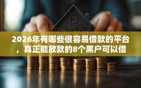 2026年有哪些很容易借款的平台，真正能放款的8个黑户可以借款的小额平台推荐
