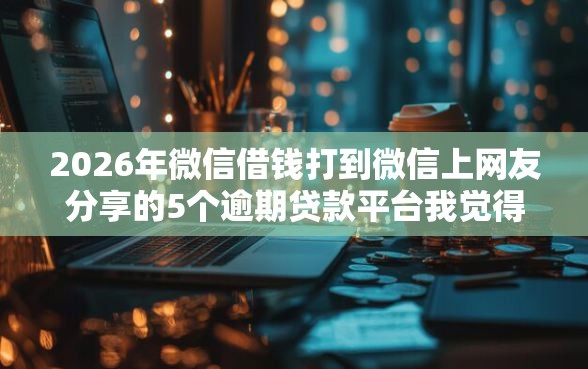 2026年微信借钱打到微信上网友分享的5个逾期贷款平台我觉得不错！