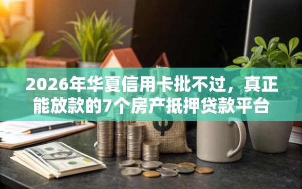 2026年华夏信用卡批不过，真正能放款的7个房产抵押贷款平台好推荐