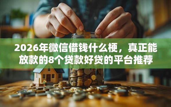 2026年微信借钱什么梗,真正能放款的8个贷款好贷的平台推荐 2026年微信借钱什么梗,真正能放款的8个贷款好贷的平台推荐