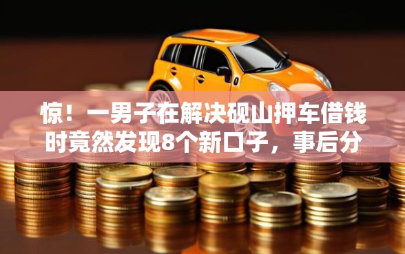 惊！一男子在解决砚山押车借钱时竟然发现8个新口子，事后分享了出来