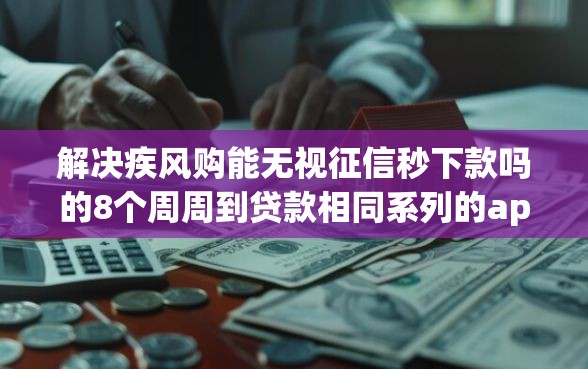 解决疾风购能无视征信秒下款吗的8个周周到贷款相同系列的app分享