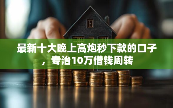 最新十大晚上高炮秒下款的口子，专治10万借钱周转