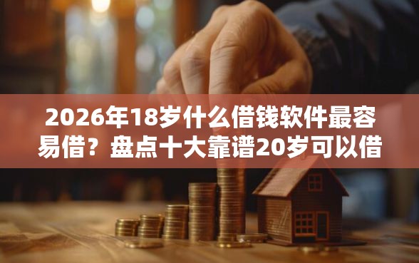 2026年18岁什么借钱软件最容易借？盘点十大靠谱20岁可以借钱平台不查征信的平台
