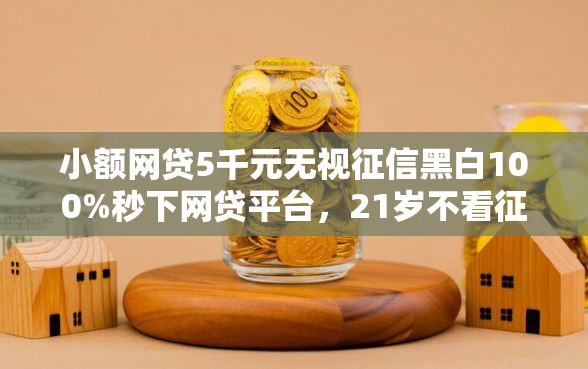 小额网贷5千元无视征信黑白100%秒下网贷平台，21岁不看征信网贷正常吗的6个平台介绍