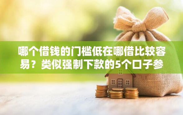 哪个借钱的门槛低在哪借比较容易？类似强制下款的5个口子参考