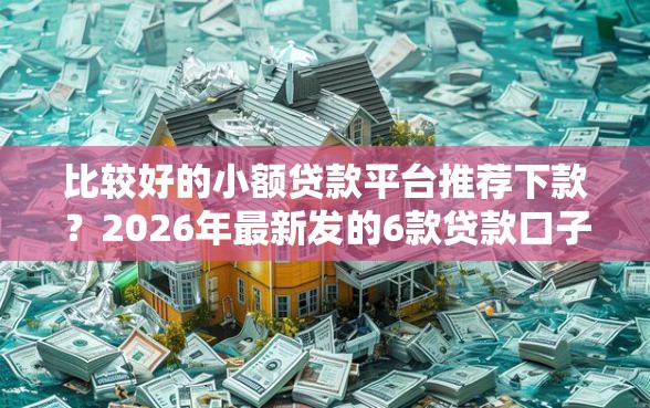 比较好的小额贷款平台推荐下款?2026年最新发的6款贷款口子 比较好的小额贷款平台推荐下款?2026年最新发的6款贷款口子