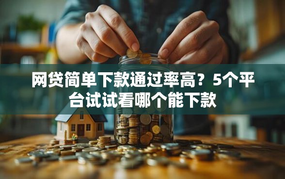 网贷简单下款通过率高？5个平台试试看哪个能下款