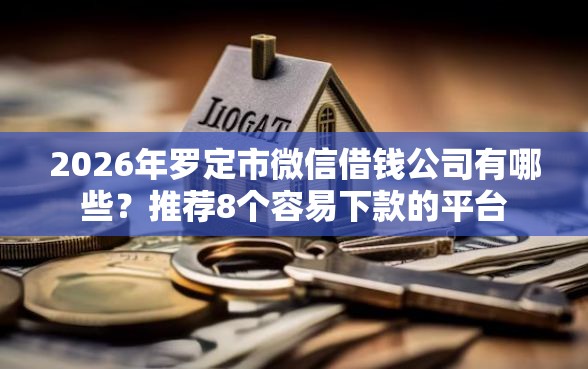 2026年罗定市微信借钱公司有哪些?推荐8个容易下款的平台 2026年罗定市微信借钱公司有哪些?推荐8个容易下款的平台