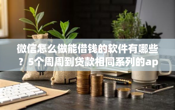 微信怎么做能借钱的软件有哪些？5个周周到贷款相同系列的app推荐给你