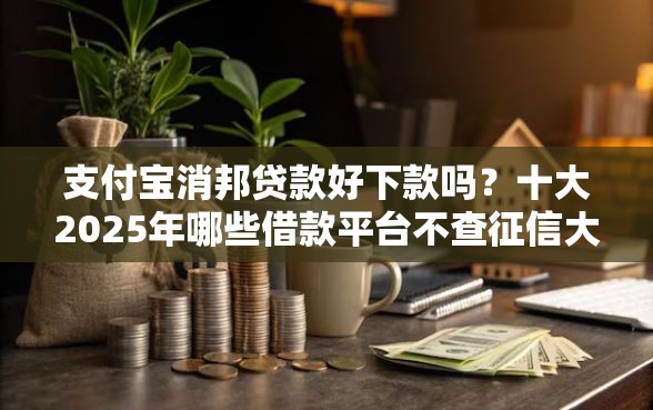 支付宝消邦贷款好下款吗？十大2025年哪些借款平台不查征信大数据推荐