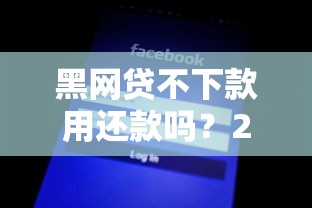黑网贷不下款用还款吗？2026最新测评10个黑户都能下款的平台