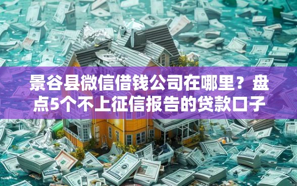 景谷县微信借钱公司在哪里？盘点5个不上征信报告的贷款口子给你参考