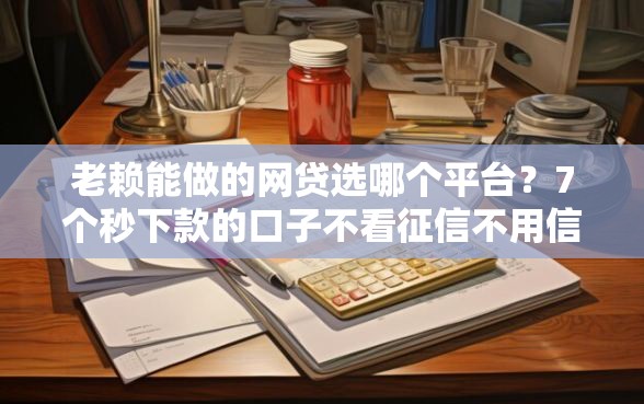 老赖能做的网贷选哪个平台？7个秒下款的口子不看征信不用信用卡推荐