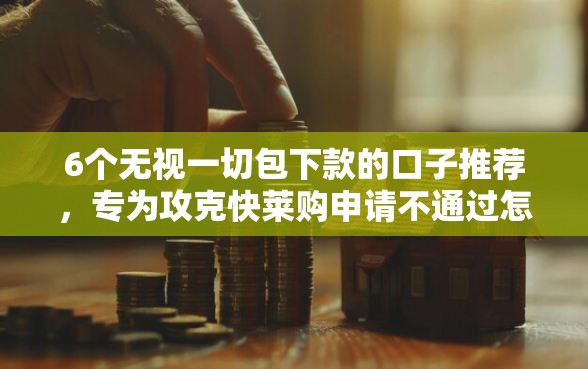 6个无视一切包下款的口子推荐，专为攻克快莱购申请不通过怎么办难题