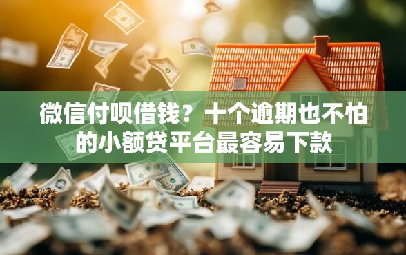 微信付呗借钱？十个逾期也不怕的小额贷平台最容易下款